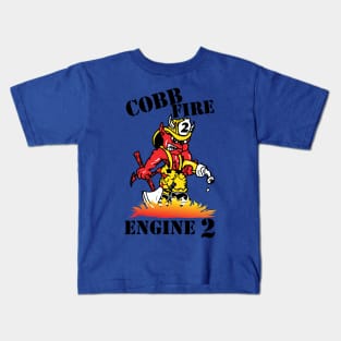 Cobb County Fire Engine 2 Devil Kids T-Shirt